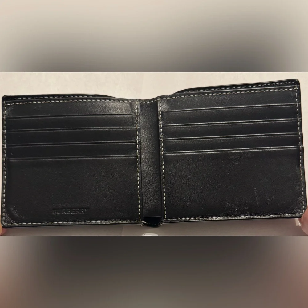 BURBERRY Check Bifold Wallet